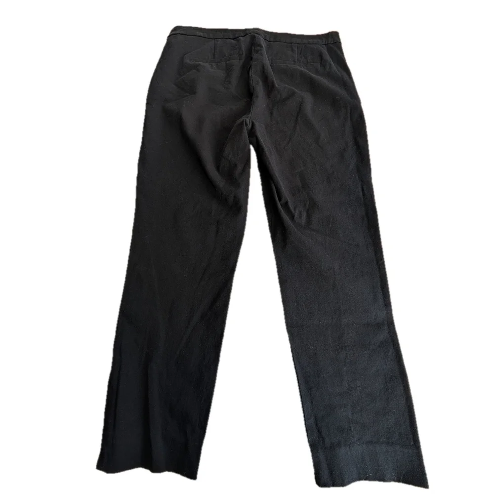 J. Crew Martie Ankle Pants, side zip, Navy, Size 8